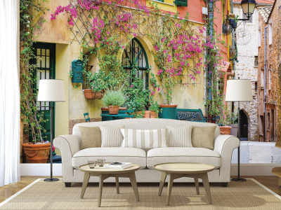 Бесшовная фреска «Улочка Вальдемоссы» Бесшовная фреска «Улочка Вальдемоссы»