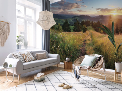 Бесшовная фреска «Летний пейзаж» Бесшовная фреска «Летний пейзаж»