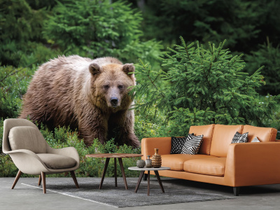 Бесшовная фреска «Лесной Хранитель»