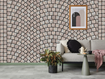 Бесшовная фреска «Гармония камня и пространства»