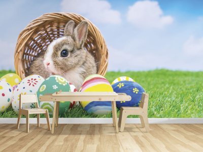 Бесшовная фреска «Кролик»