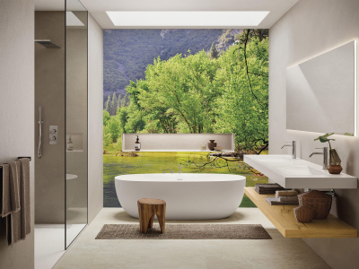 Бесшовная фреска «Пейзаж Национального парка Йосемити»