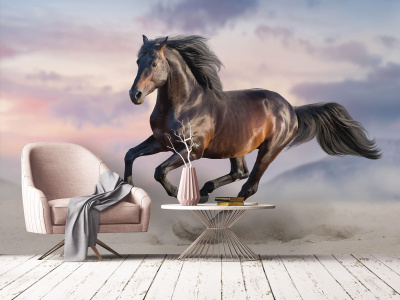 Бесшовная фреска «Галоп мустанга»