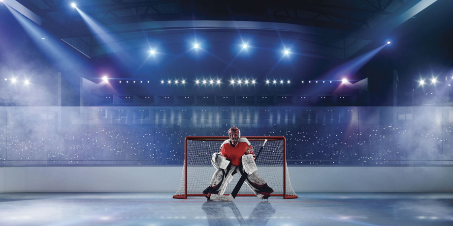 Бесшовная фреска «Хоккей»