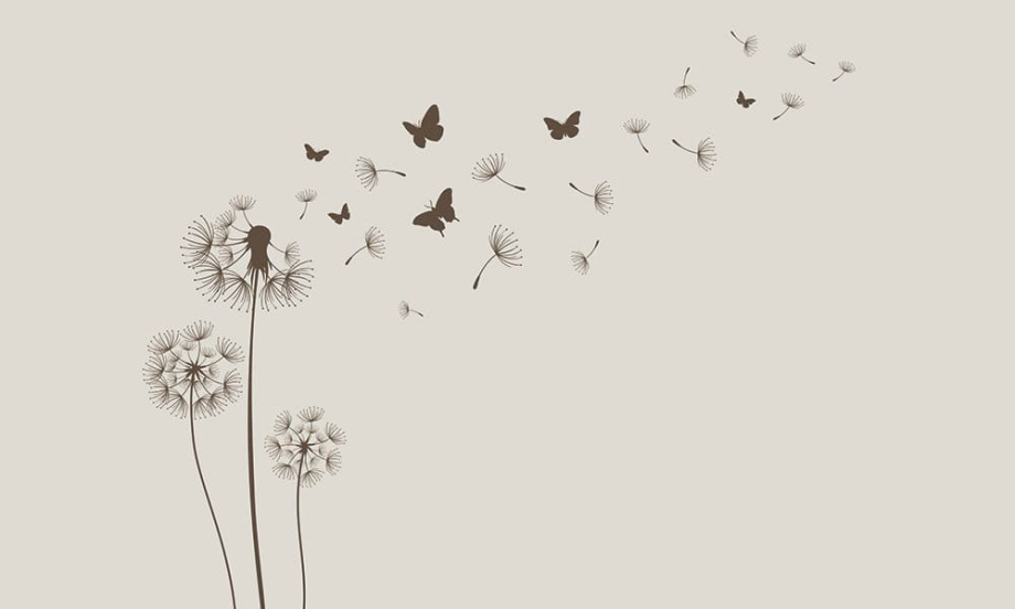 Бесшовная фреска «Легкость одуванчика» Бесшовная фреска «Легкость одуванчика»