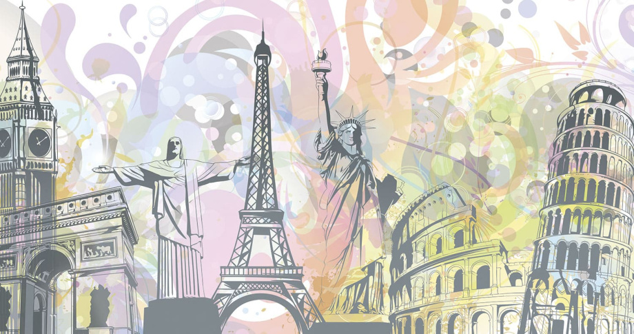 Бесшовная фреска «Взгляд на Европу сквозь призму искусства» Бесшовная фреска «Взгляд на Европу сквозь призму искусства»