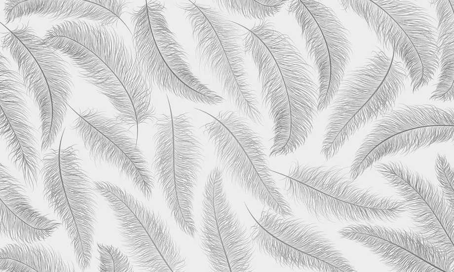 Бесшовная фреска «Листья папоротника»