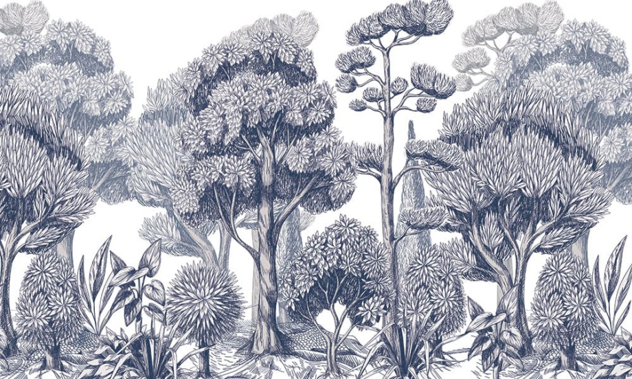 Бесшовная фреска «Фреска лес»