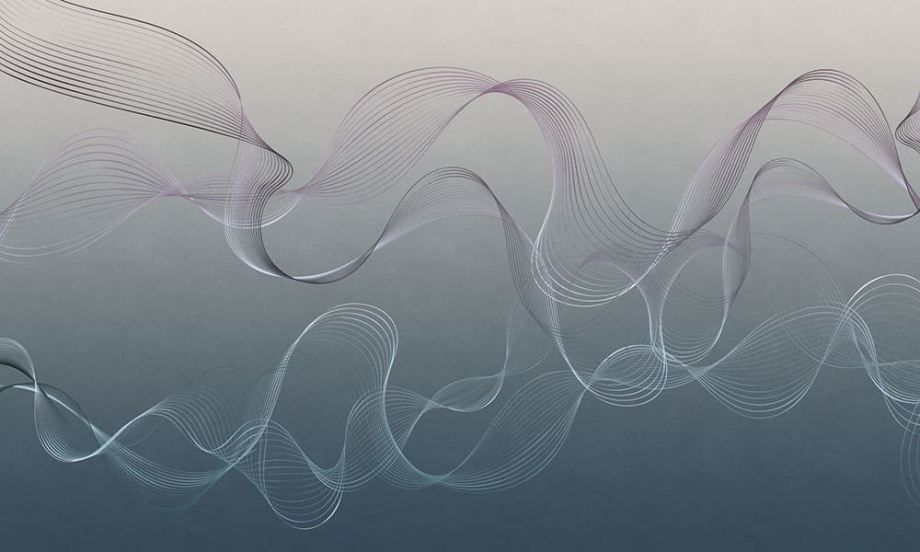 Бесшовная фреска «Абстракция волна»