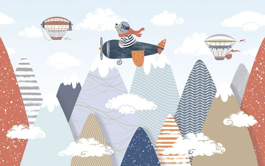 Бесшовная фреска «Путешествие в страну грез»