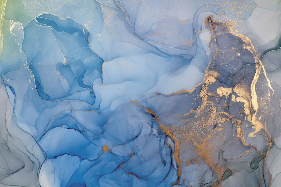 Бесшовная фреска «Флюид цвет неба»