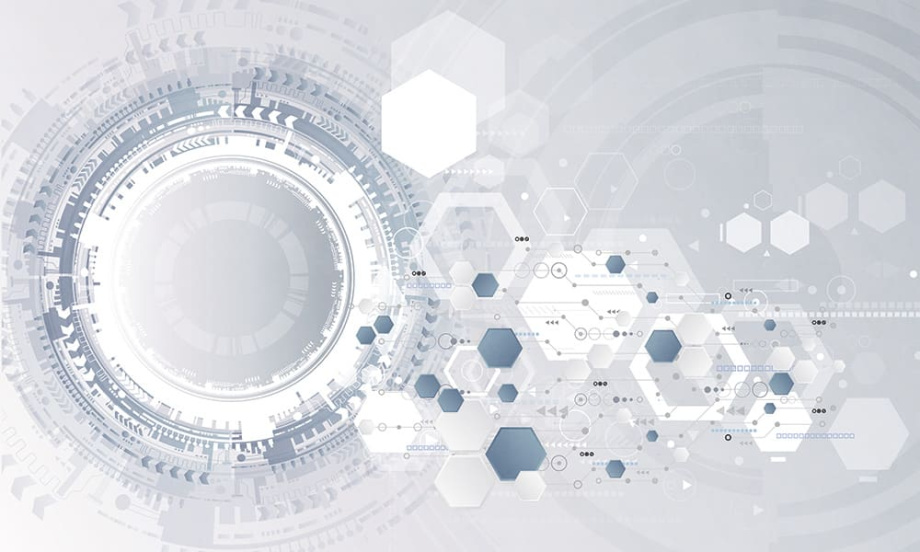 Бесшовная фреска «Абстракция технологии»