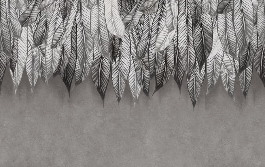 Бесшовная фреска «Пальма в моде»