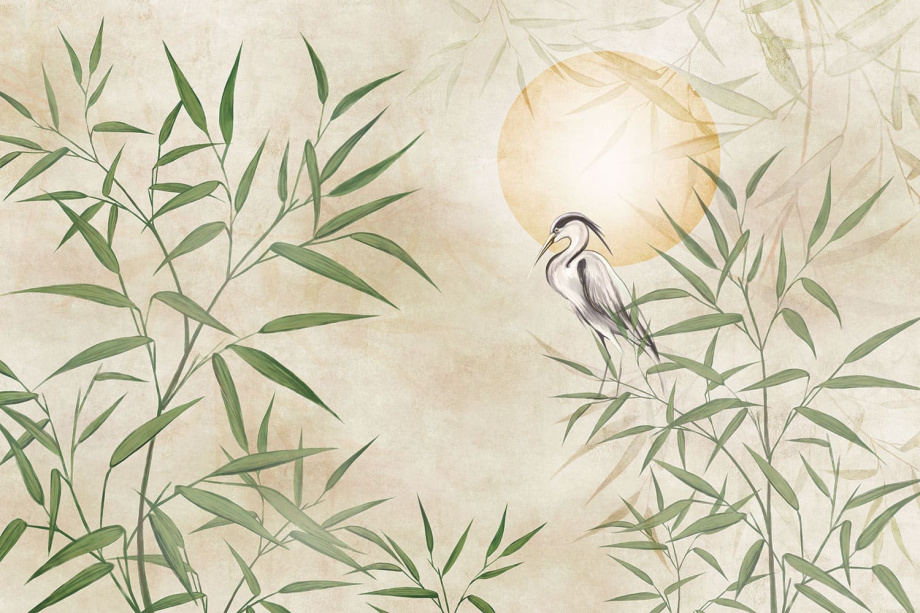 Бесшовная фреска «Гармония востока»