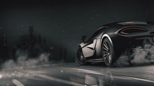 Бесшовная фреска «McLaren: мощь и стиль»