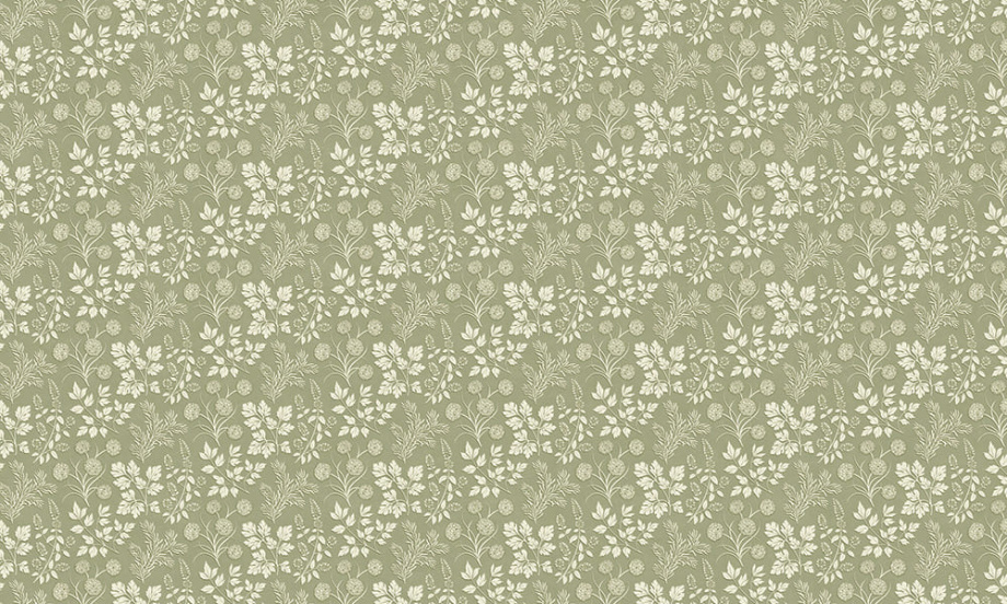 Бесшовная фреска «Утонченный цветочный узор»