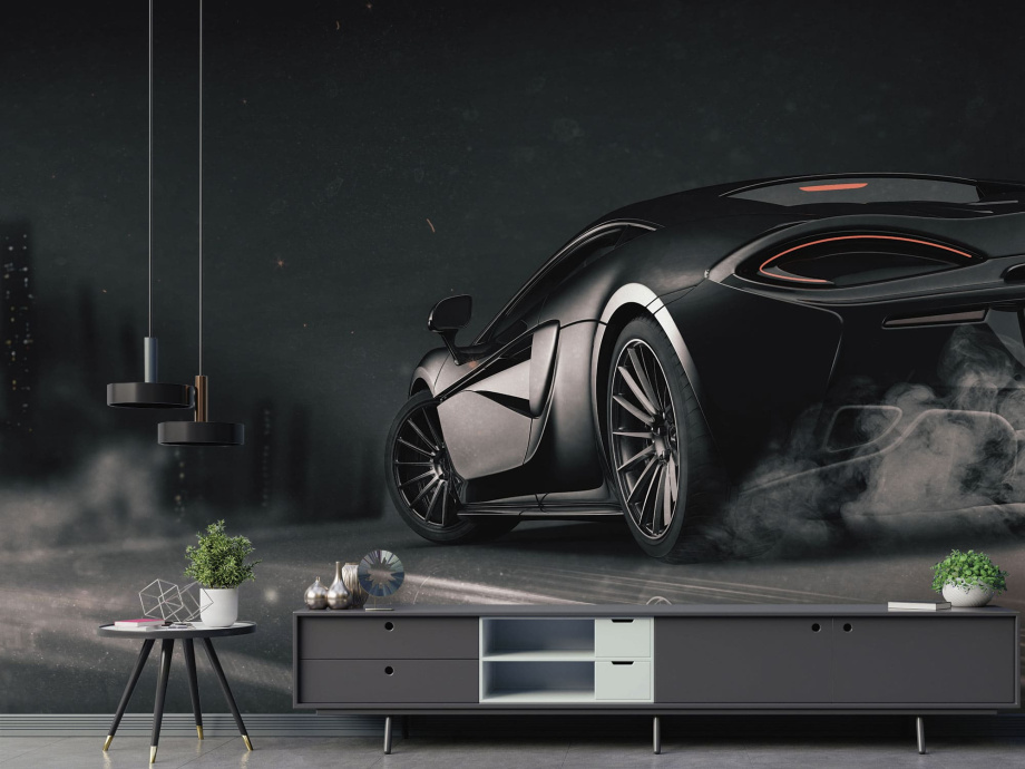 Бесшовная фреска «McLaren: мощь и стиль»