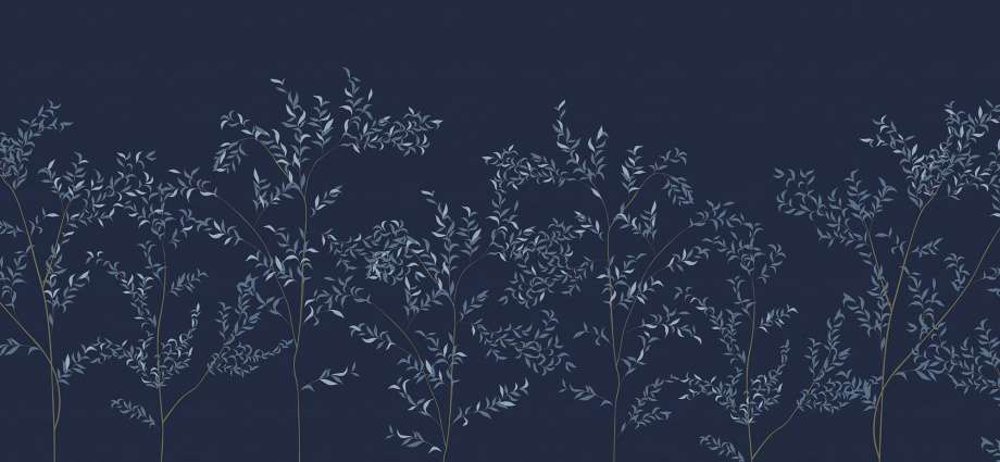 Бесшовная фреска «Декоративные деревья»