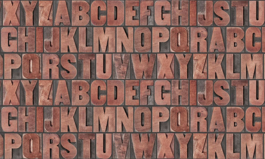 Бесшовная фреска «Алфавит»