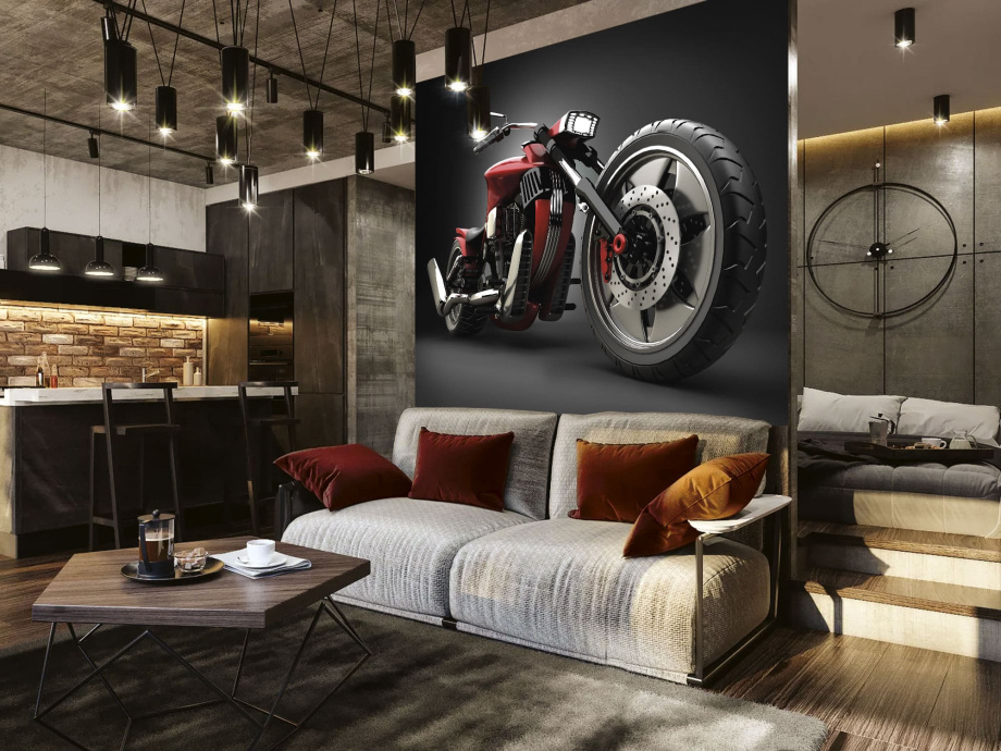 Бесшовная фреска «Американский характер»