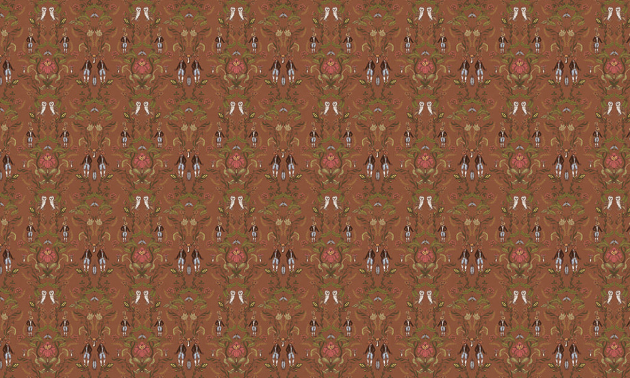 Бесшовная фреска «Сказочный зоосад»