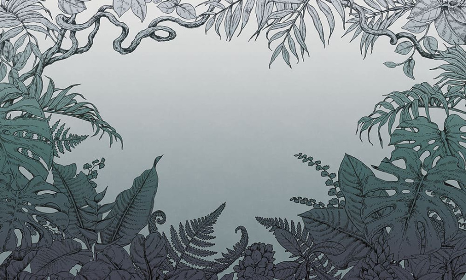 Бесшовная фреска «Тропический лес»