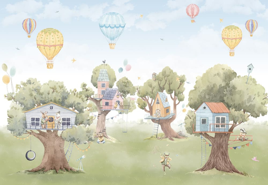 Бесшовная фреска «Детская сказка»