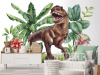 Бесшовная фреска «Тираннозавр Рекс: Тропическое приключение»
