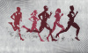 Бесшовная фреска «В ритме движения»