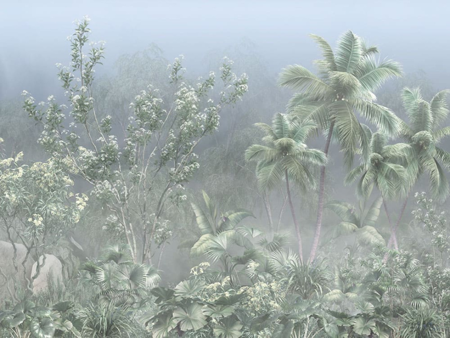 Бесшовная фреска «Сказка тропических лесов»