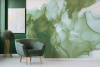 Бесшовная фреска «Зелёный мрамор»