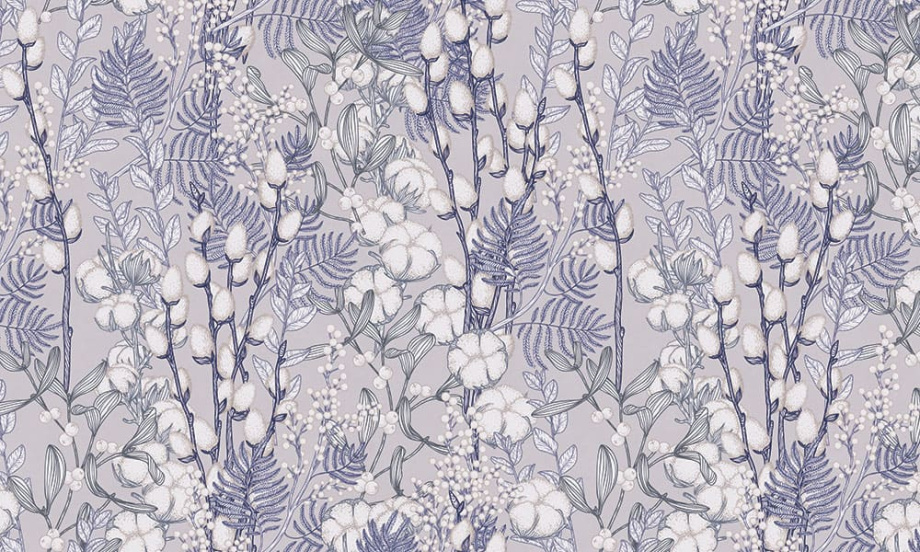 Бесшовная фреска «Французский декор»