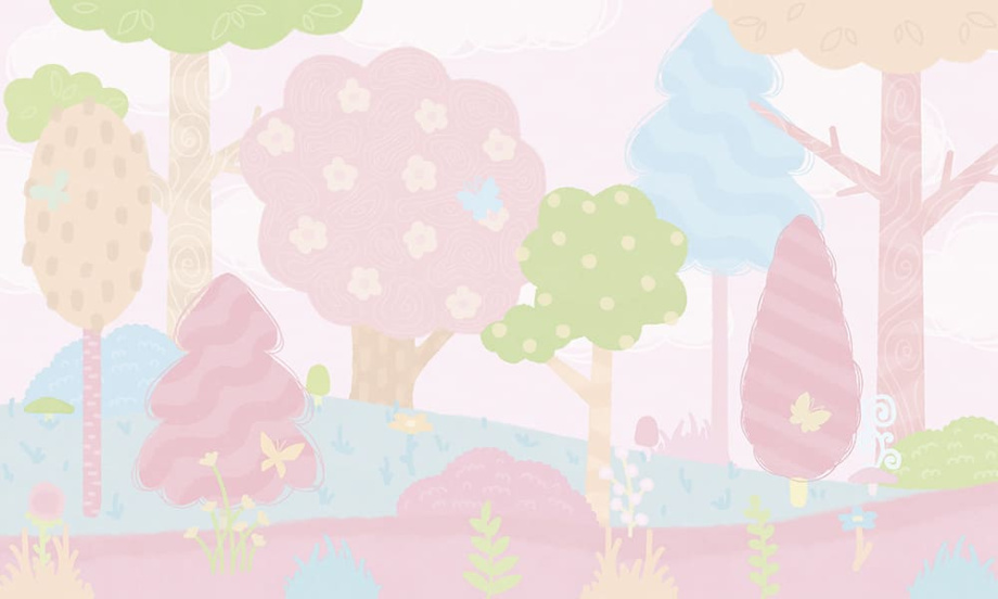 Бесшовная фреска «Чудесный лес»