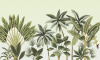 Бесшовная фреска «Стиль тропики»