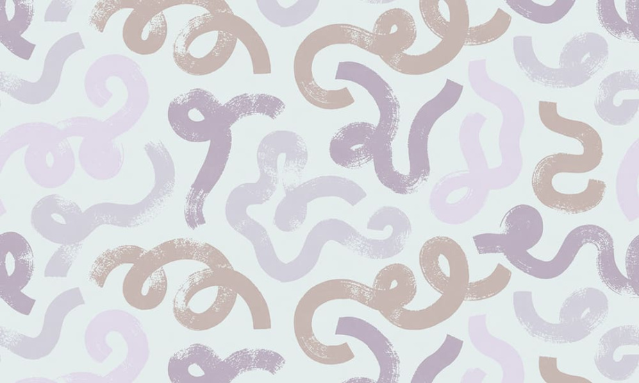 Бесшовная фреска «Плавные линии»