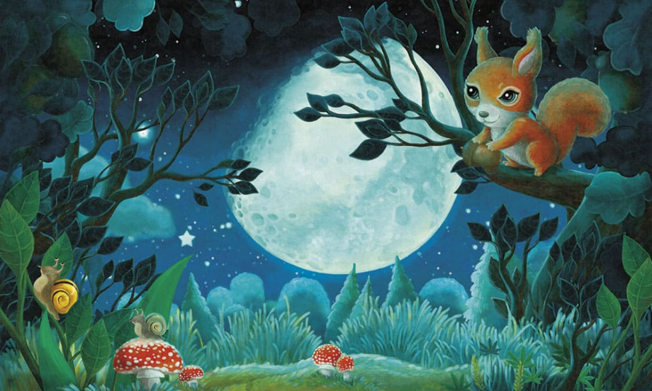 Бесшовная фреска «Ночная сказка»